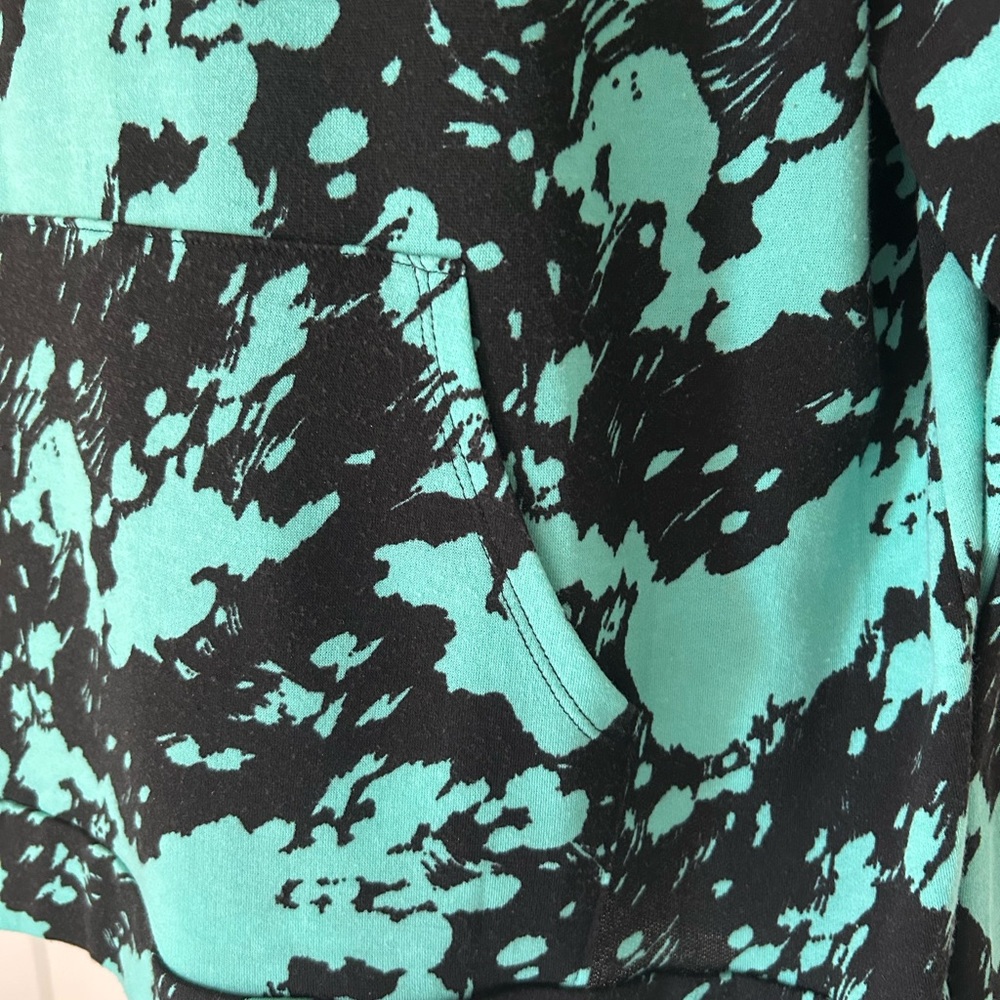 Sew in Love soft lightweight hoodie black teal XL - Picture 6 of 11